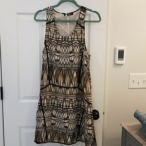 Multi colored tank dress